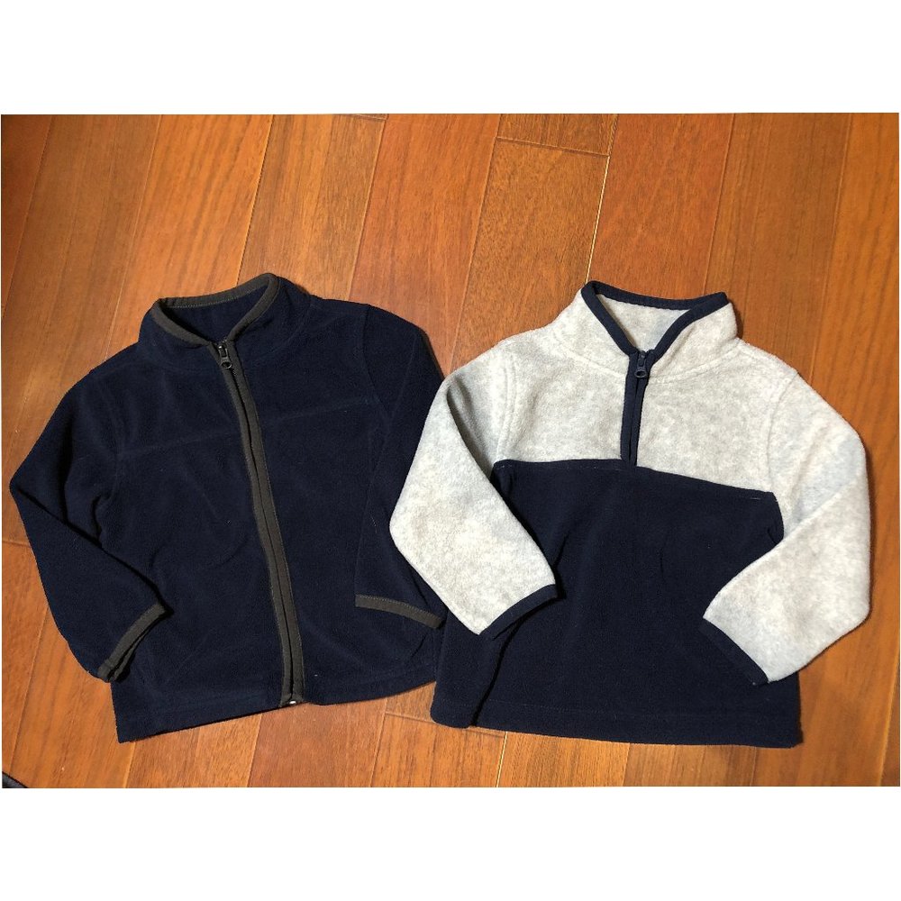 Set of Two Infant Boy Fleece Jackets